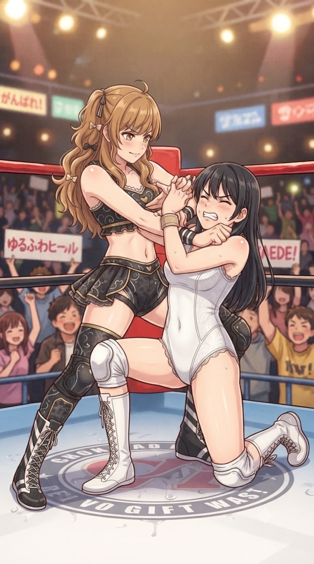一コマ試合レスラーちゃん！