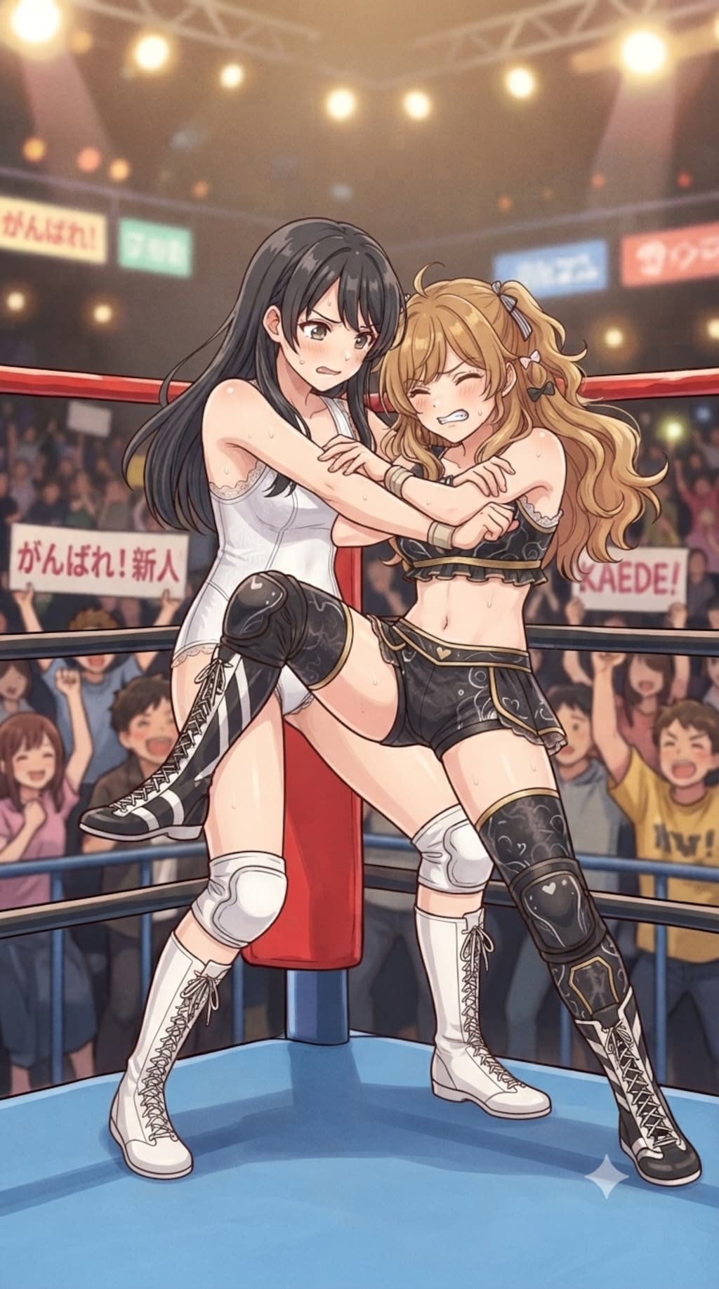 一コマ試合レスラーちゃん！