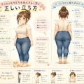 むちむちおねえさんと学ぼう正しい座り方と立ち方 2枚目