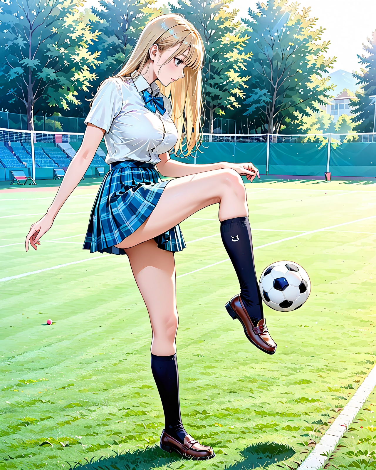 サッカーしましょう | の人気AIイラスト・グラビア