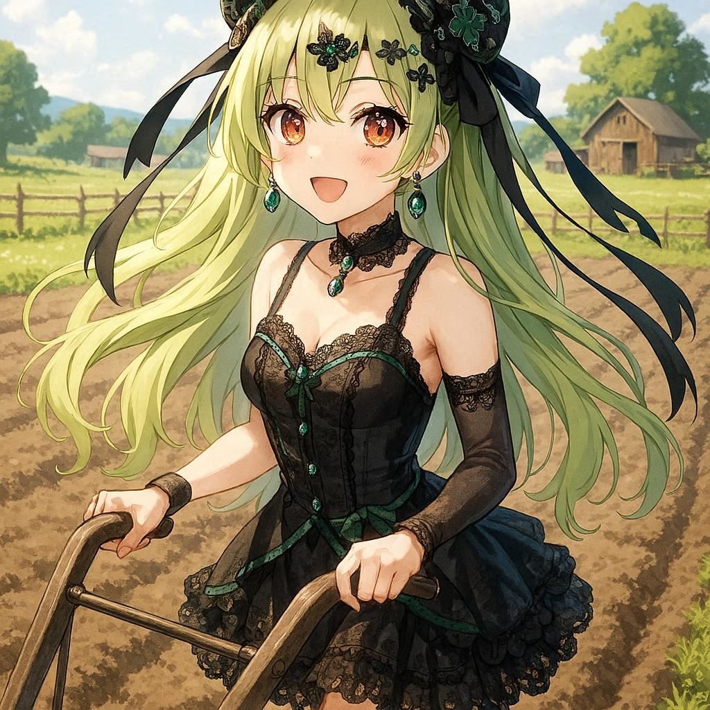 農場で働くGRYPHONちゃん