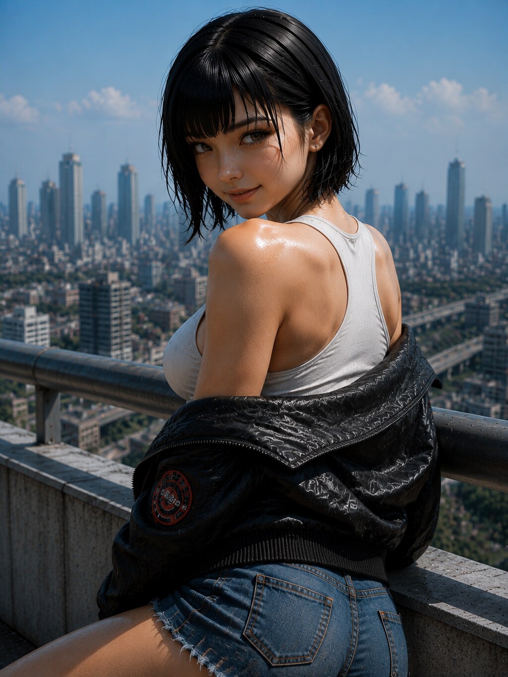 Leah on the highway #3