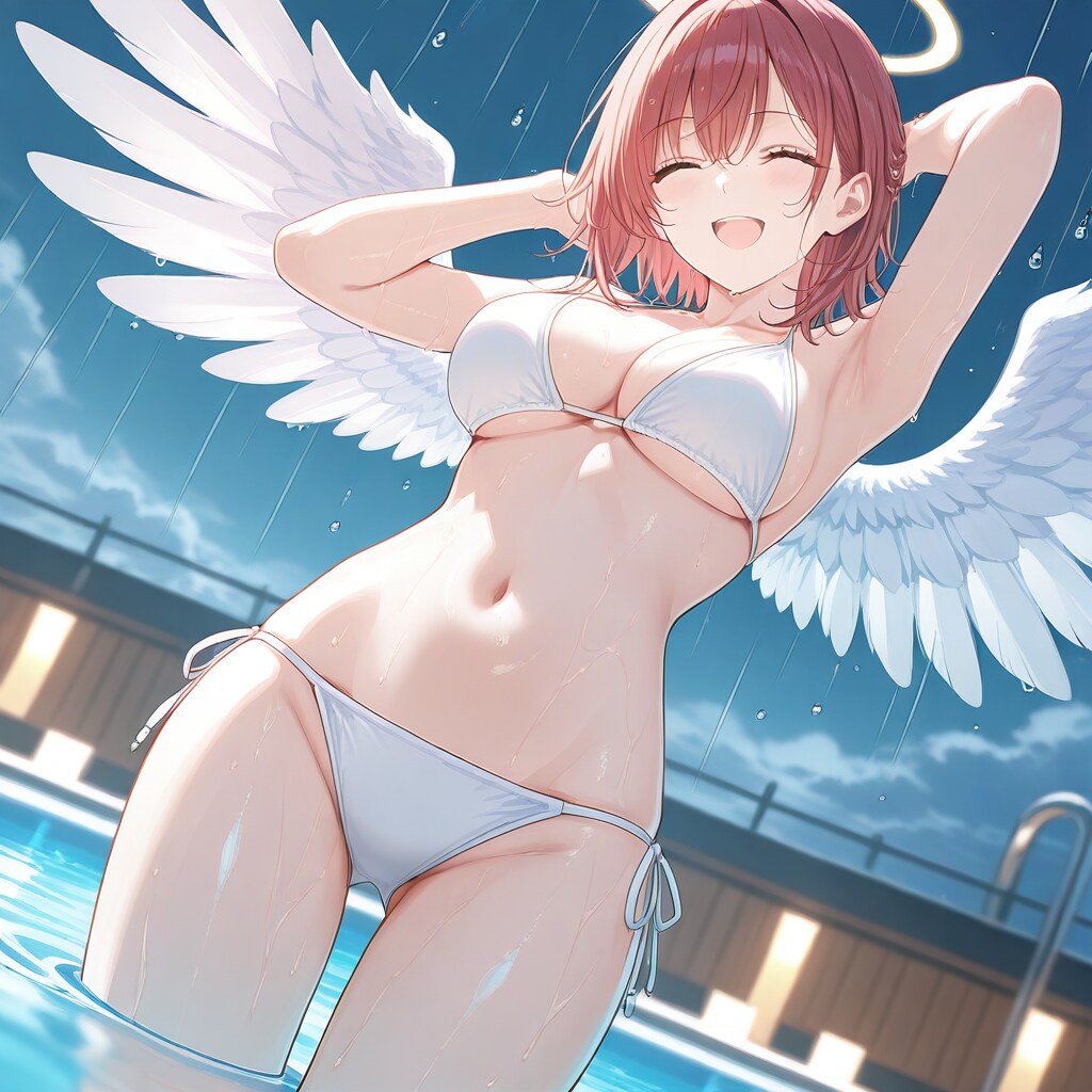 雨でも気にしない！