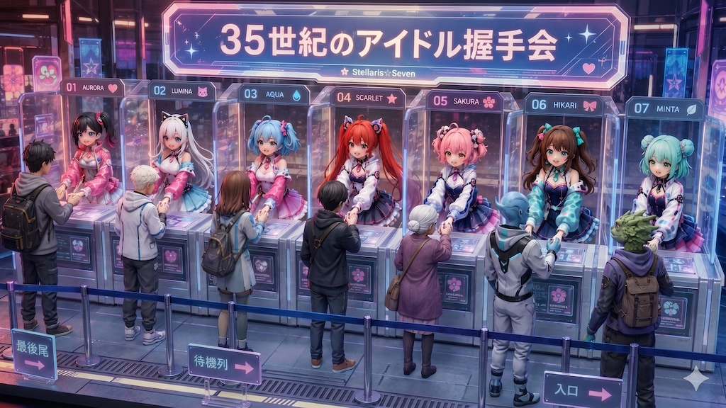 アイドル握手会！