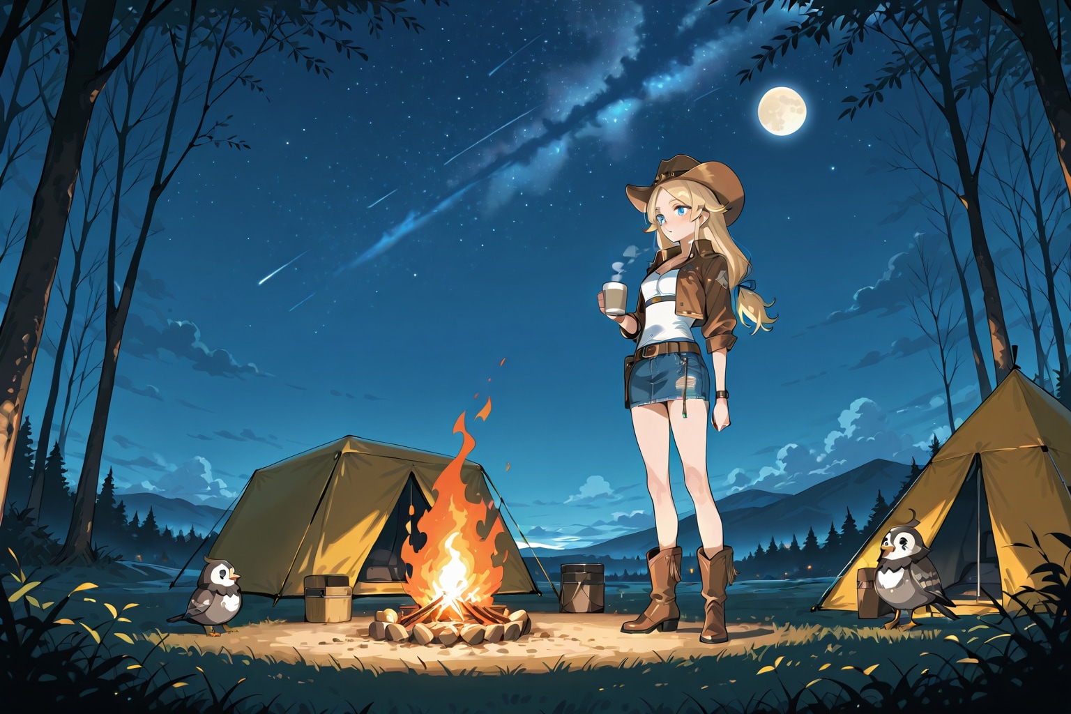 荒野キャンプ | の人気AIイラスト・グラビア