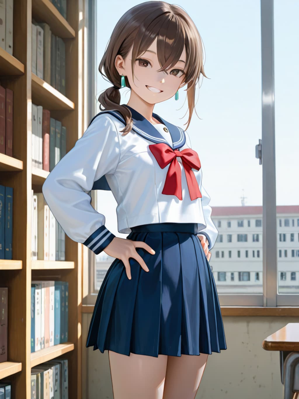 歩美 セーラー服 (7)