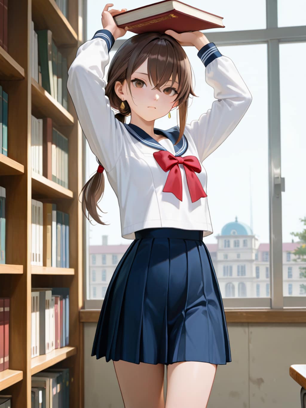 歩美 セーラー服 (7)