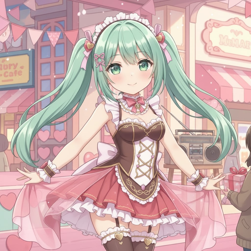 みどツイさん。2月13日 #世界ラジオデー。バレンタインメイド。