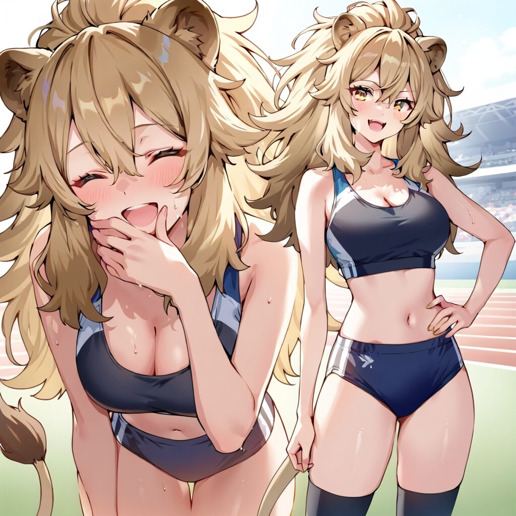 ライオンの擬人化！