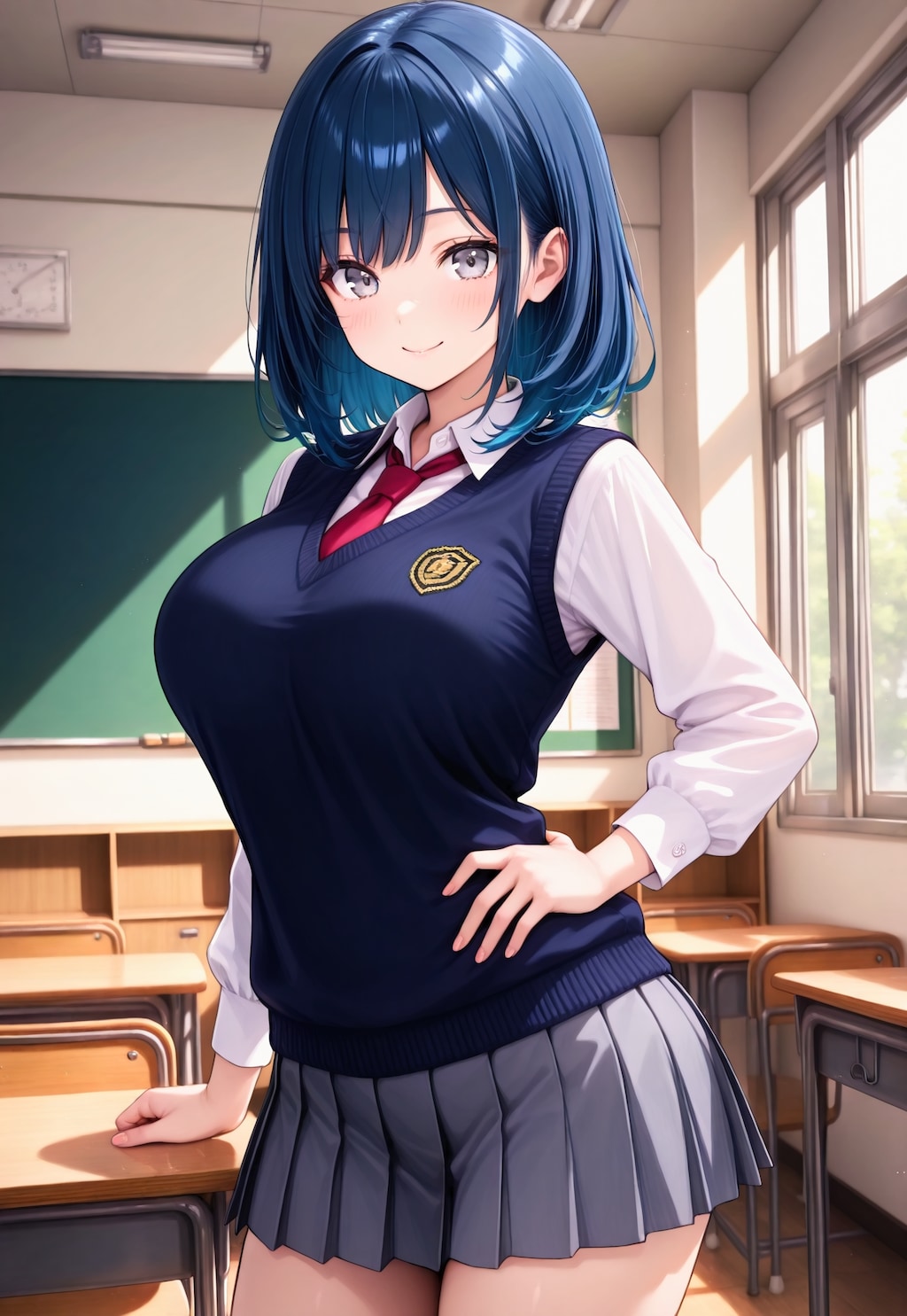 1398（紺のベスト）