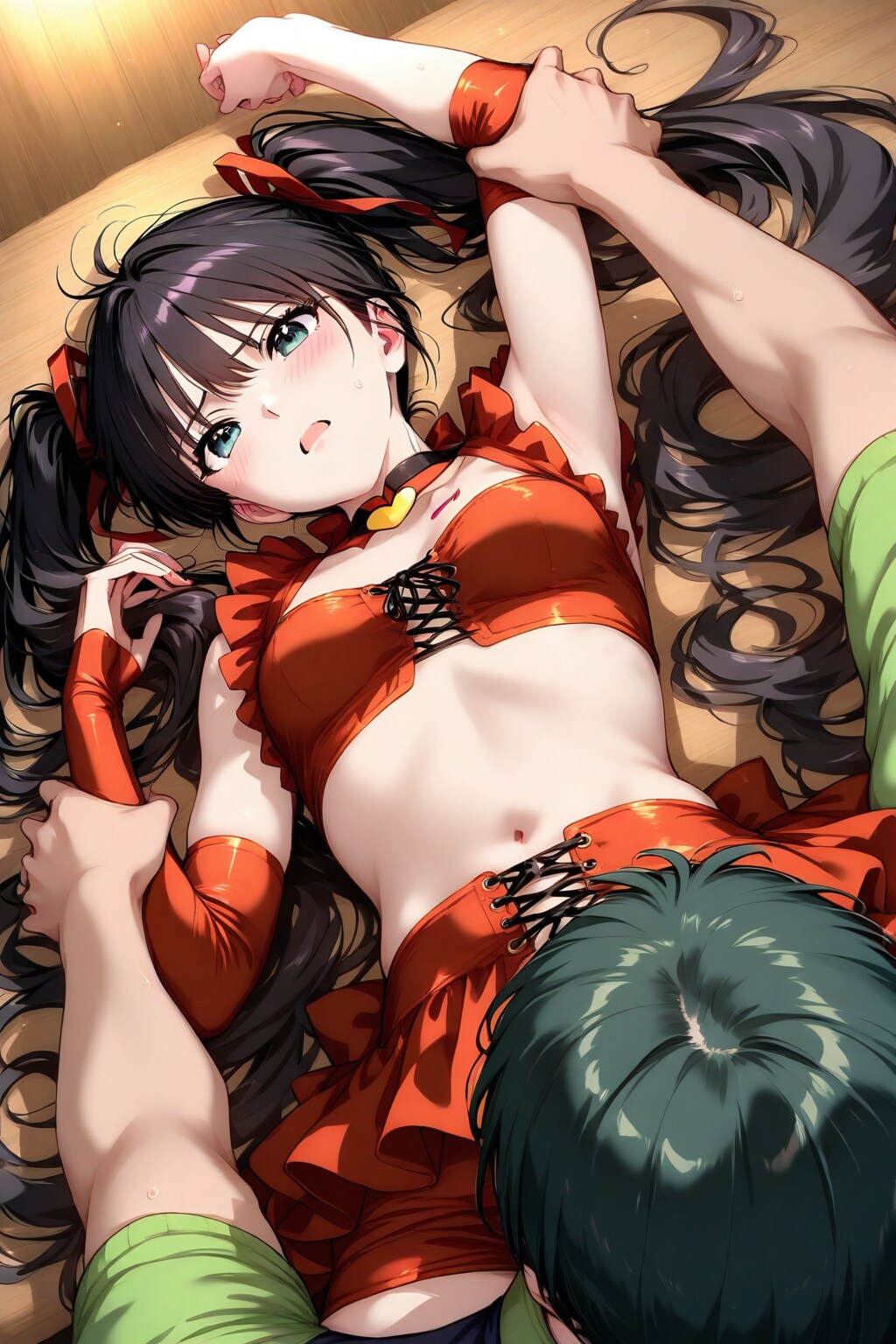 美少女プロレスラーピンチ