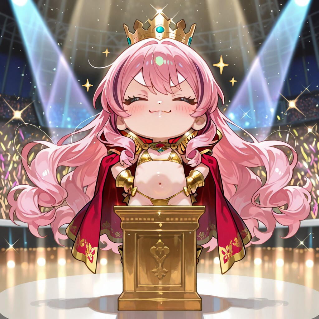 ドヤ顔金ビキニ王女様