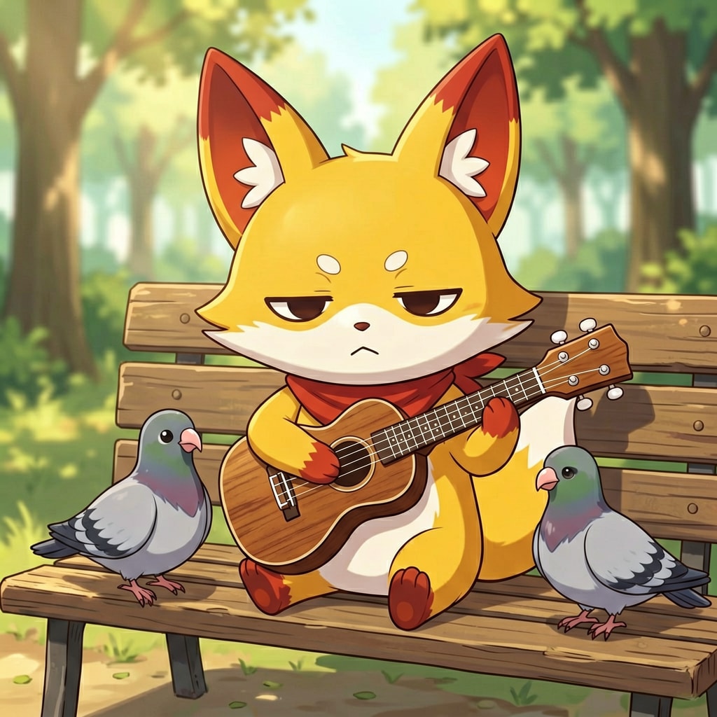 鳩に弾き語り