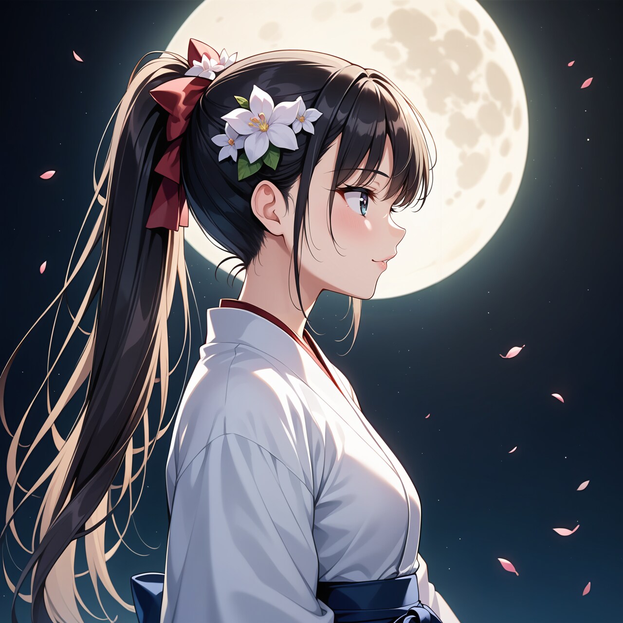 王道黒髪女児（時代劇Ver.） | の人気AIイラスト・グラビア