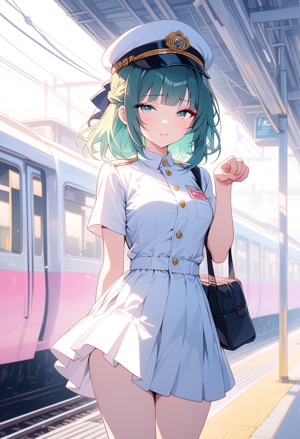 美人乗務員さん