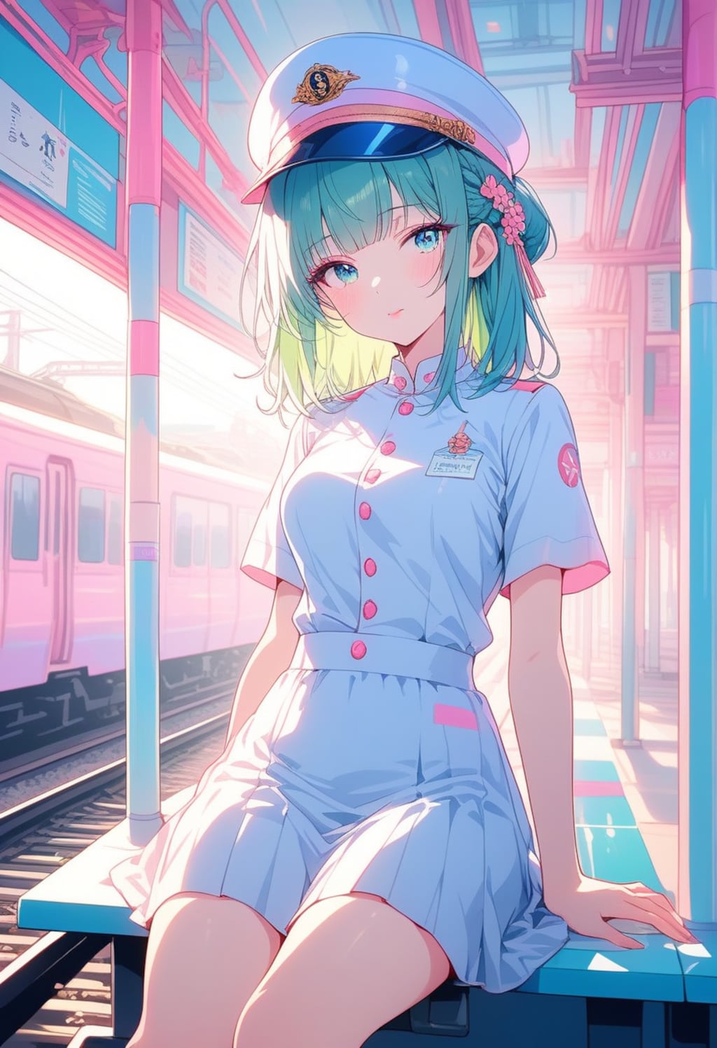 美人乗務員さん