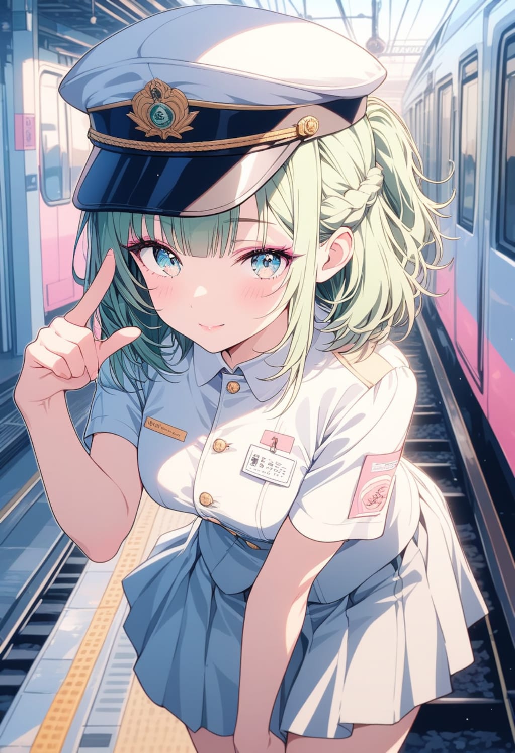 美人乗務員さん