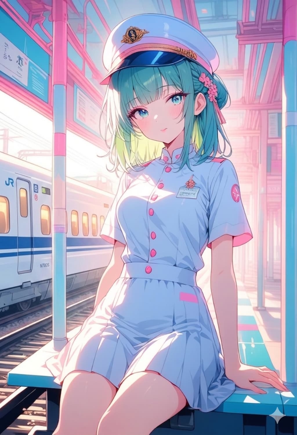 美人乗務員さん