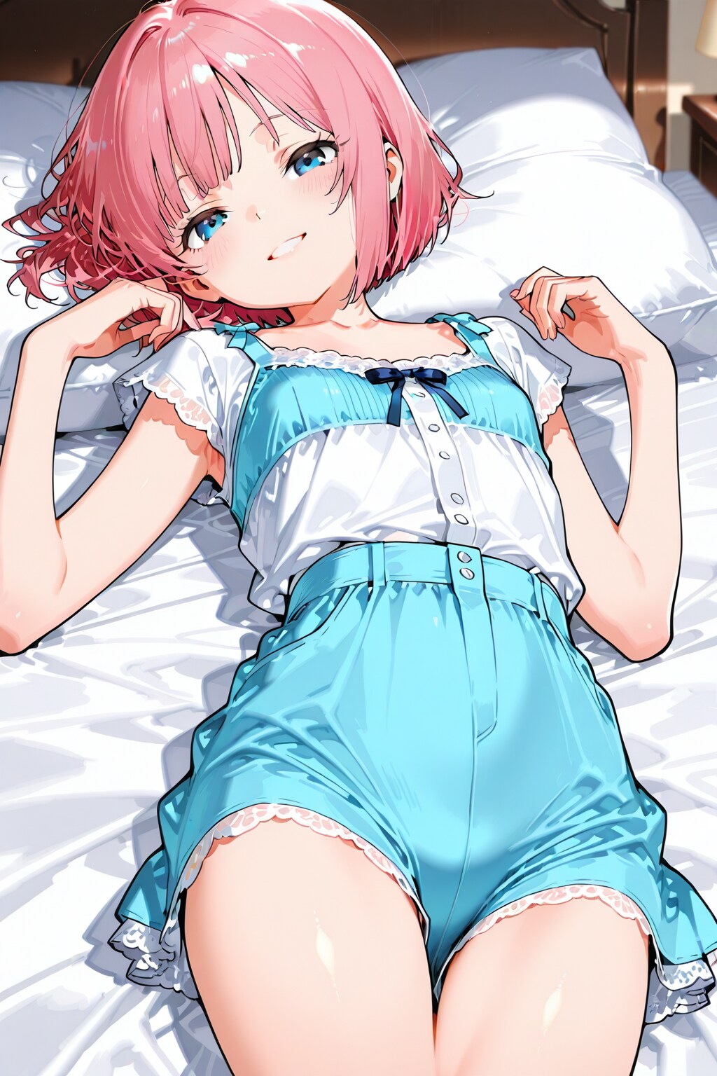 魅惑的な笑みの桃花ちゃん♡