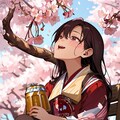 [5枚] 涙の桜の下で（花と少女・一般向けの１０） 4枚目