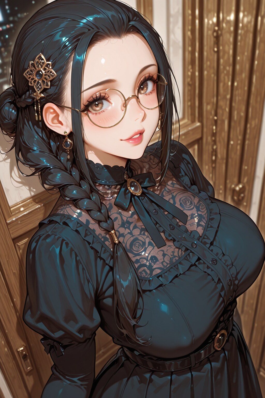 ゴシックファッションの女の子