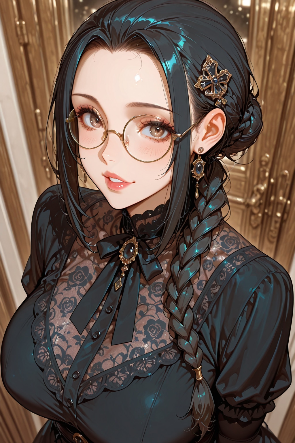 ゴシックファッションの女の子