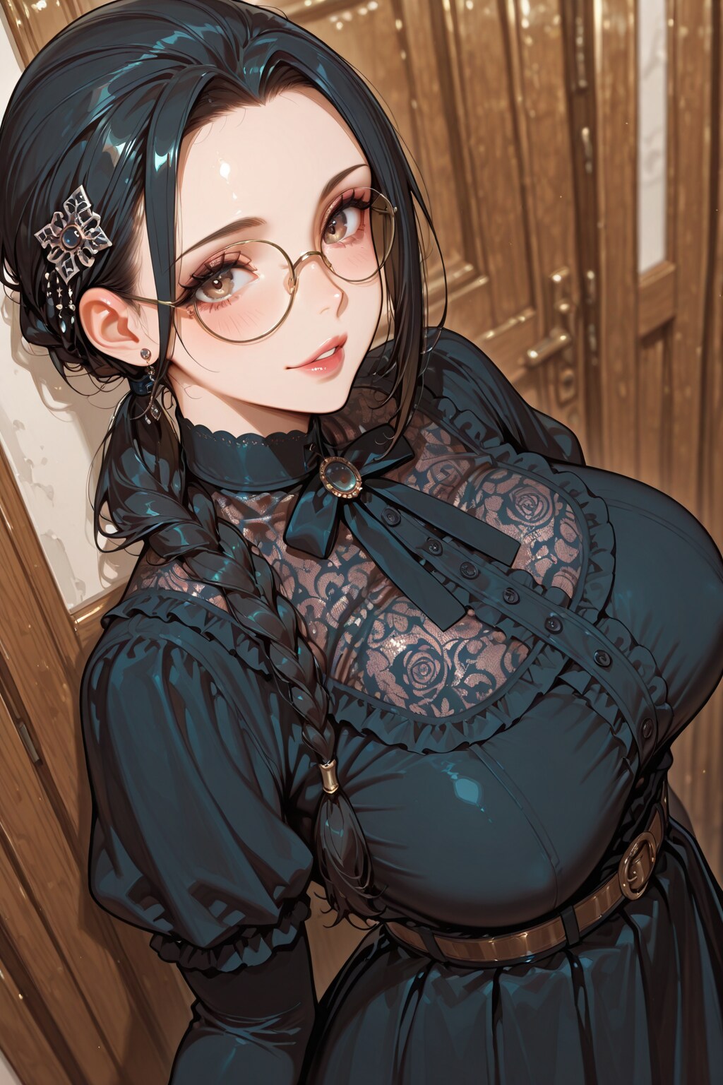 ゴシックファッションの女の子