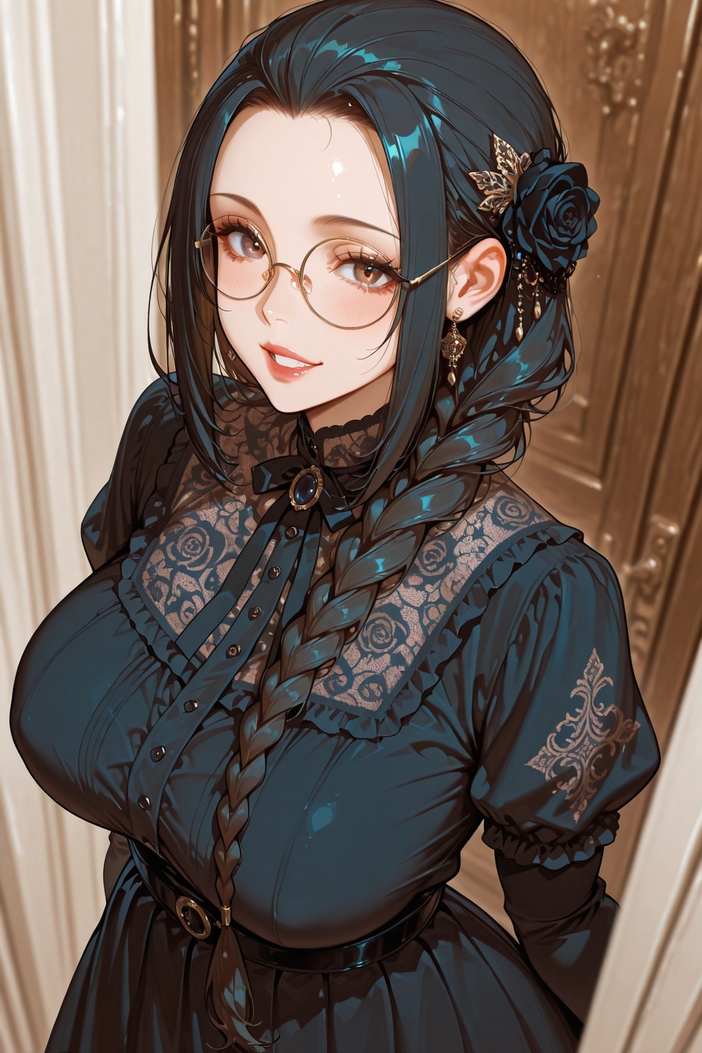 ゴシックファッションの女の子