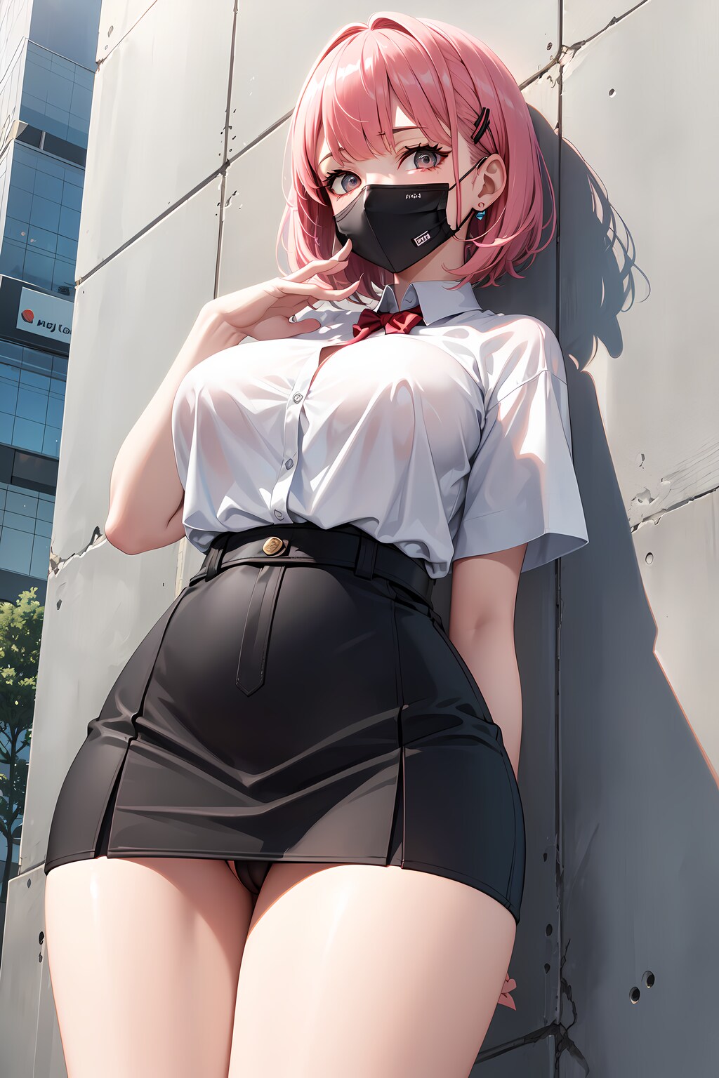 timidoさん　恥ずかしいからマスク着用　でもパンツは見せてくれる