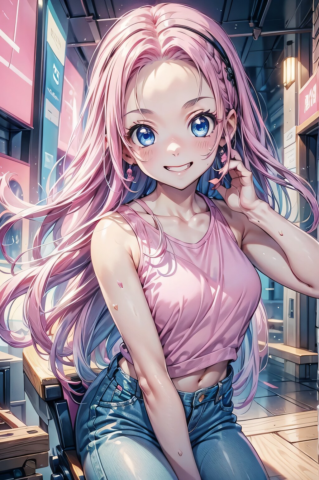 ピンクキャラがいないのでヒロインズイメチェン