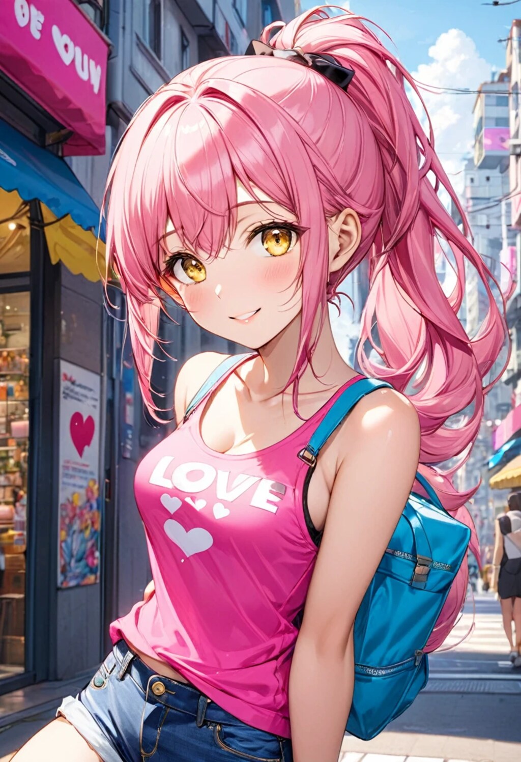 ピンクキャラがいないのでヒロインズイメチェン