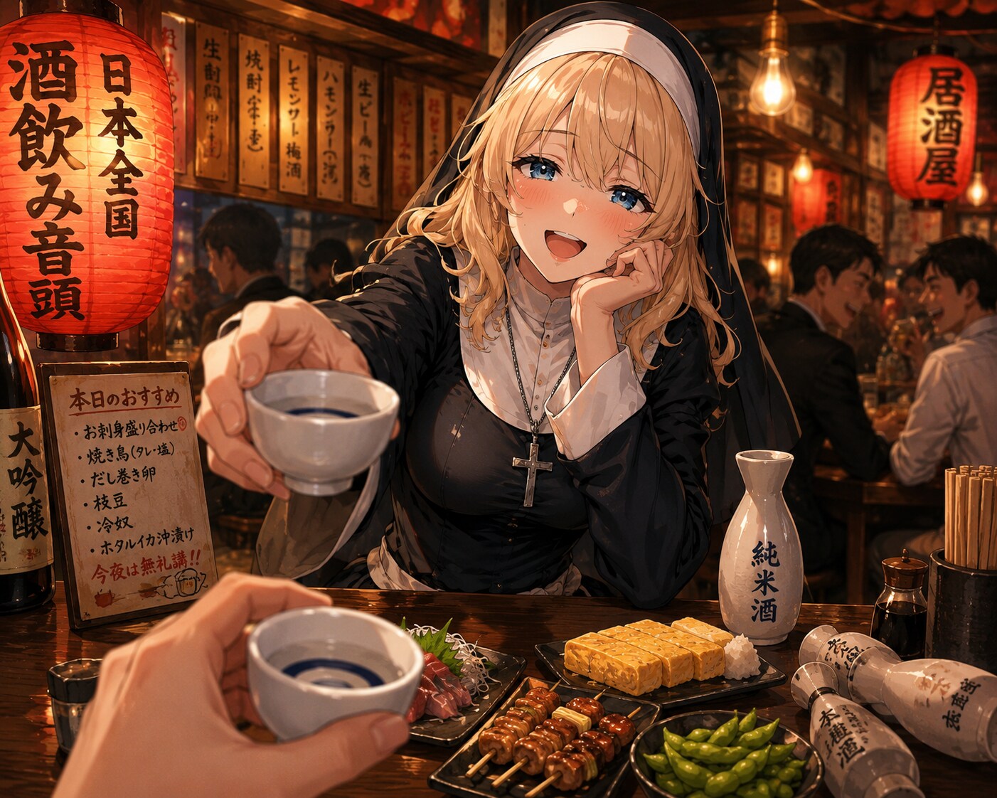 今夜は無礼講ですよ♪ ―ラベリアと乾杯―