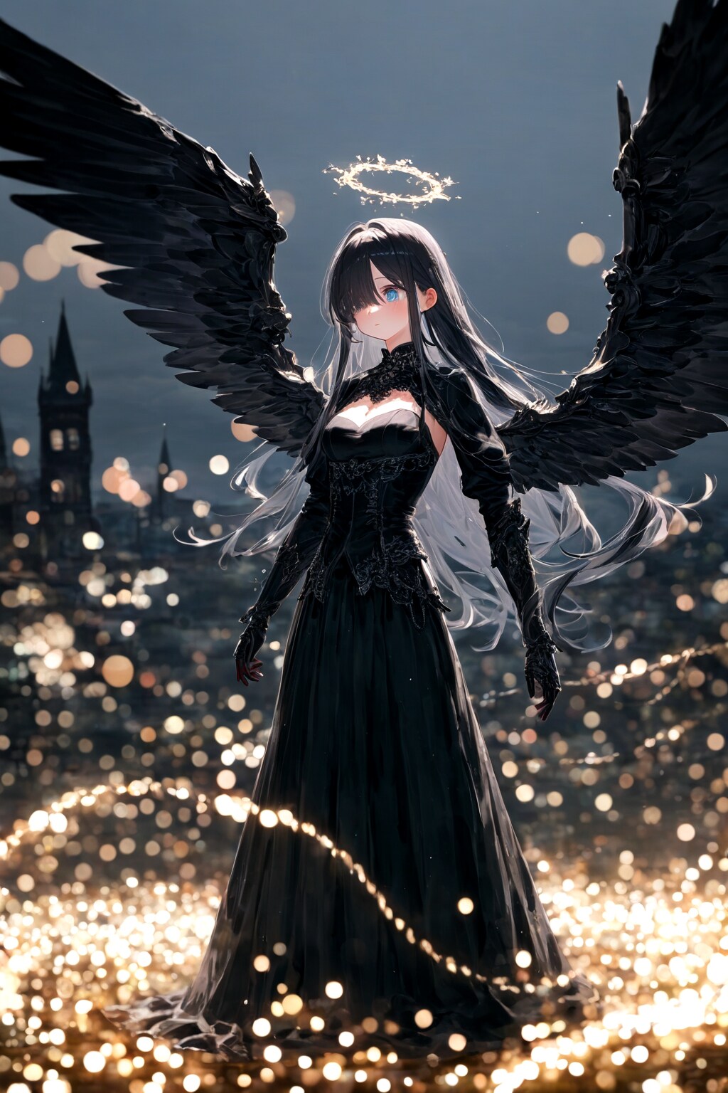 光の渦 | の人気AIイラスト・グラビア