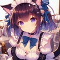 猫耳メイドさん(*´ω｀*) 2枚目
