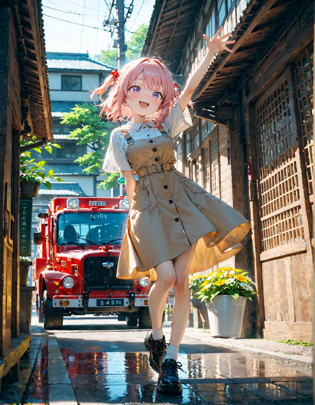 今日は消防車の日