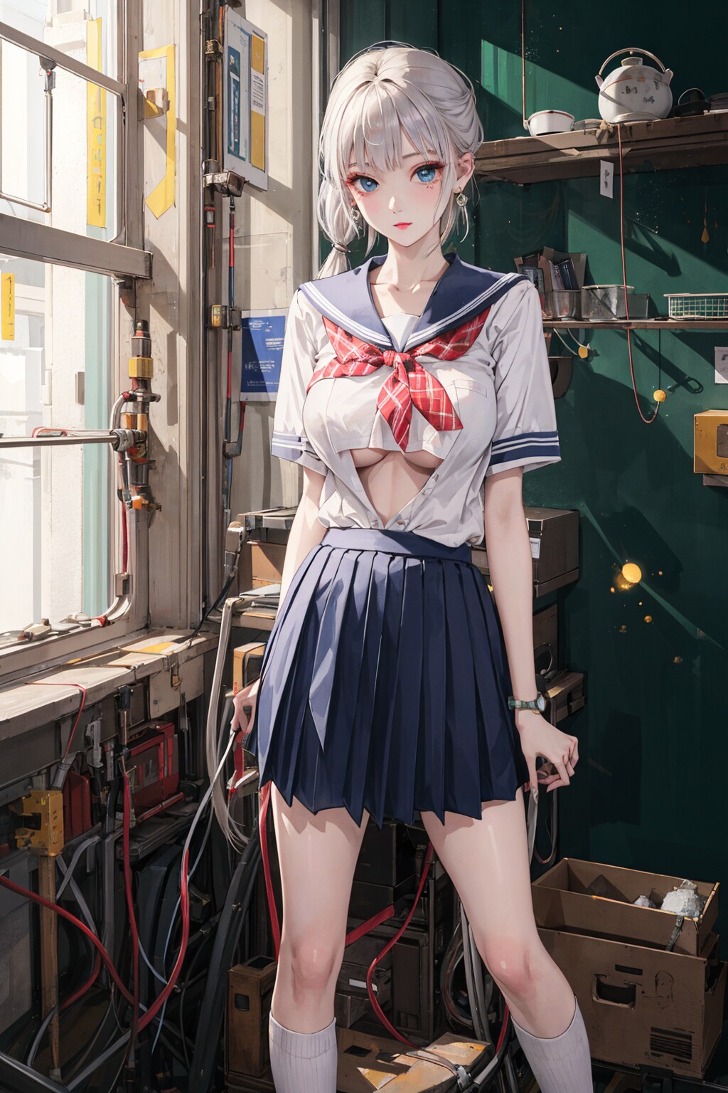 銀髪