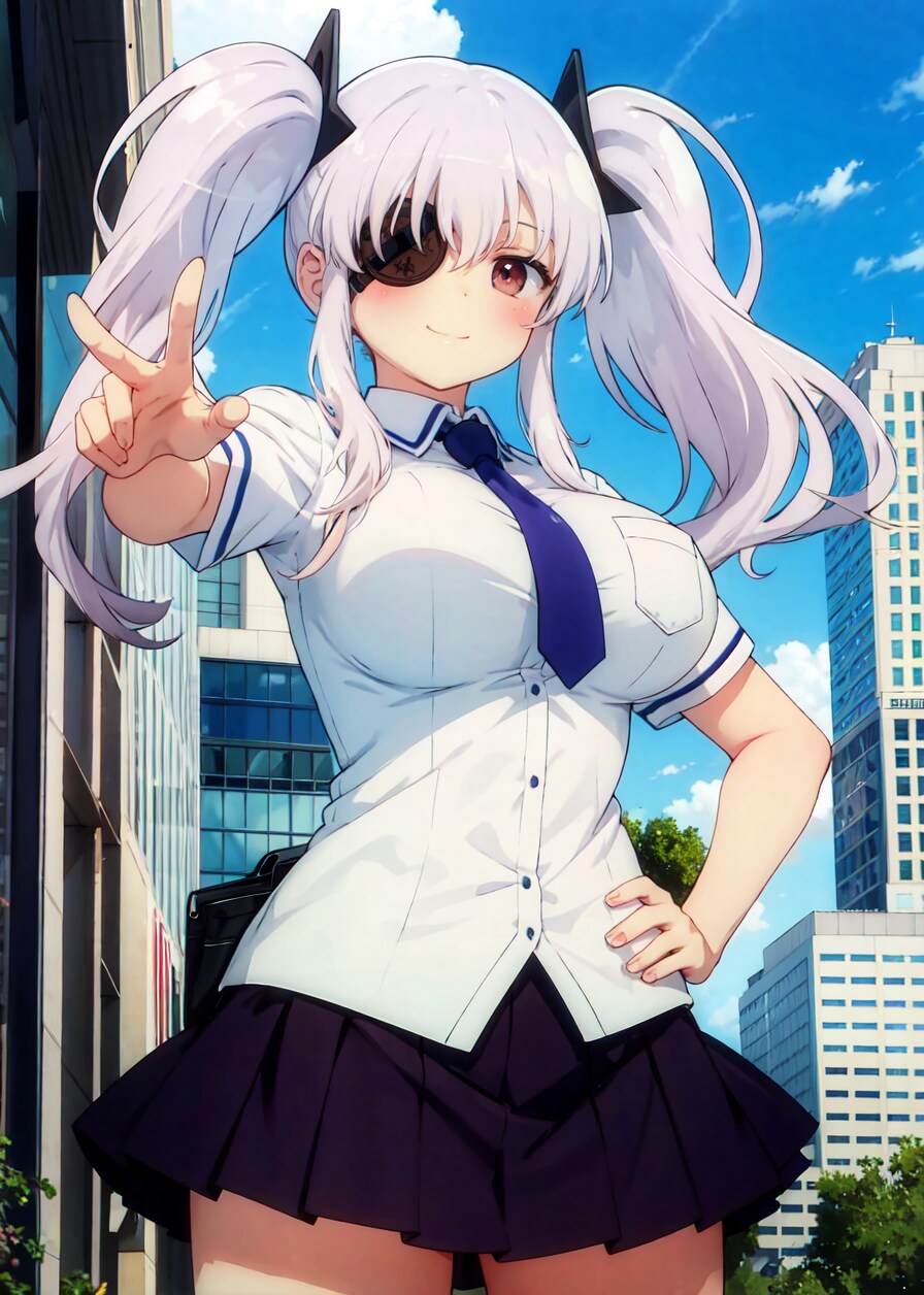 閃乱カグラ　柳生　アイパッチ有＆無　っぽい１