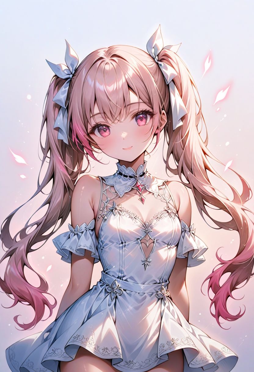 白ドレス少女