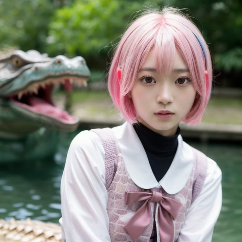 ワニ園の看板娘