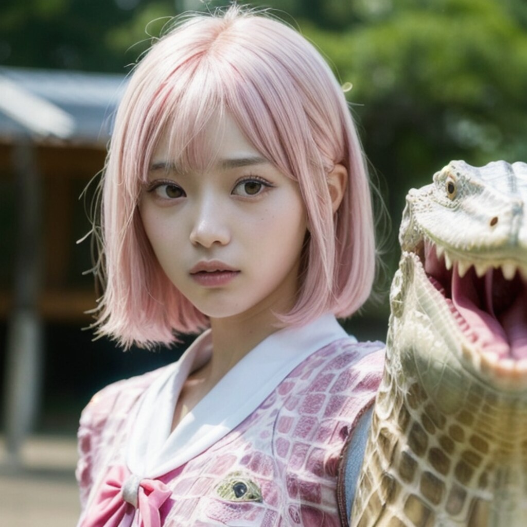 ワニ園の看板娘