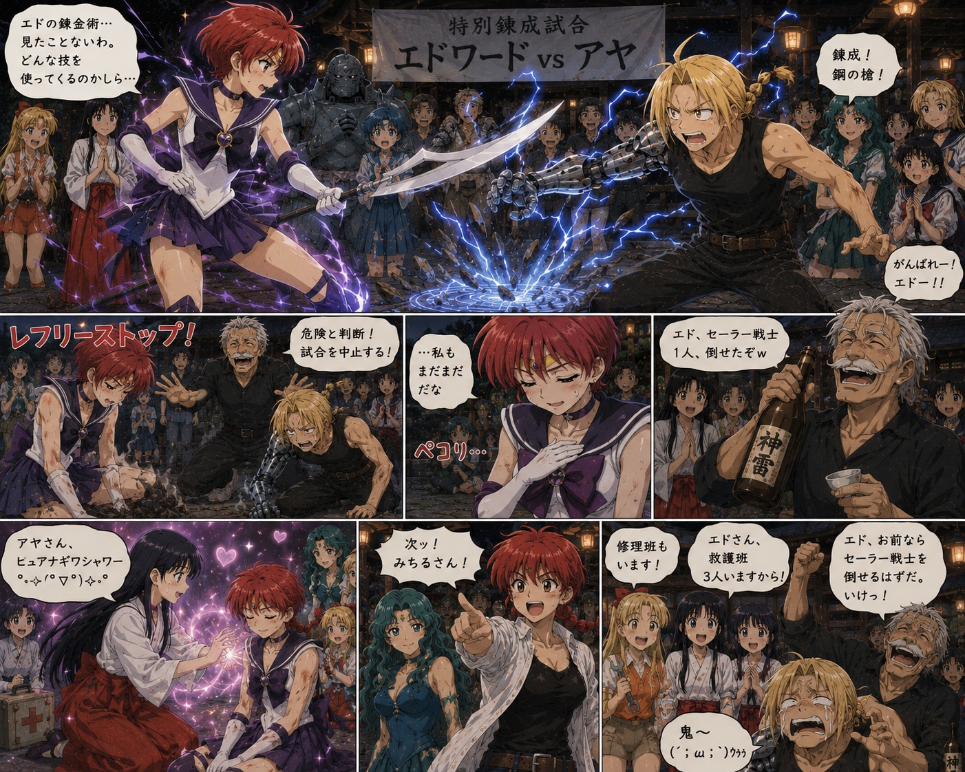 エドワードVSセーラー戦士!!その１