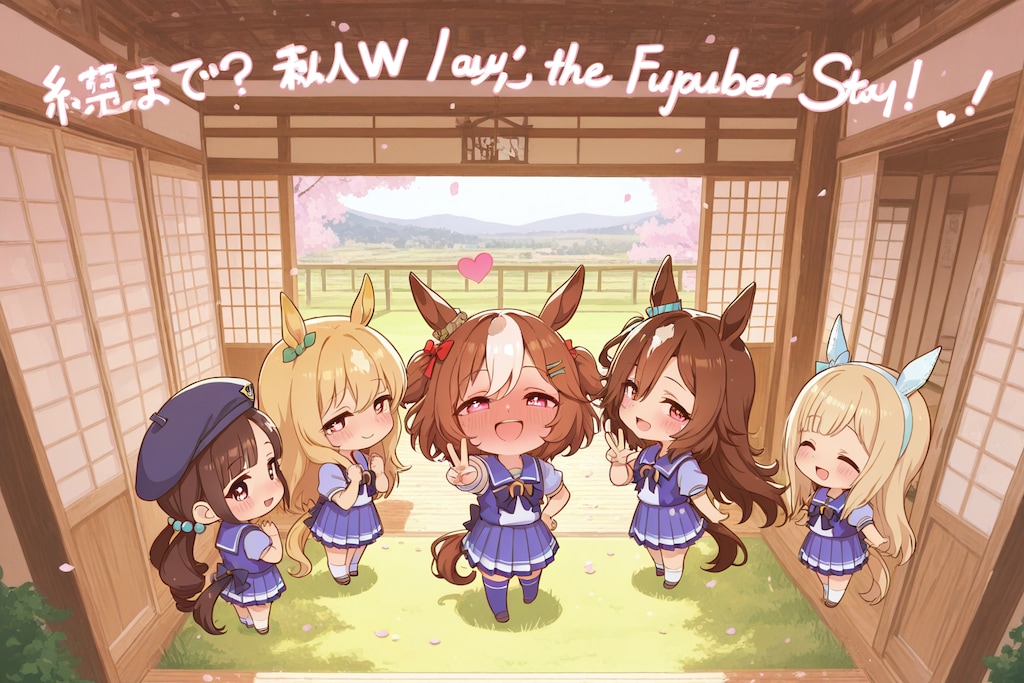 室内に芝のある部屋。