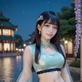 チャイナドレスの美女 11枚目