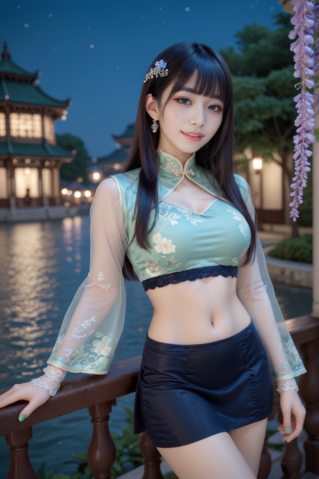 チャイナドレスの美女