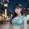 チャイナドレスの美女 5枚目