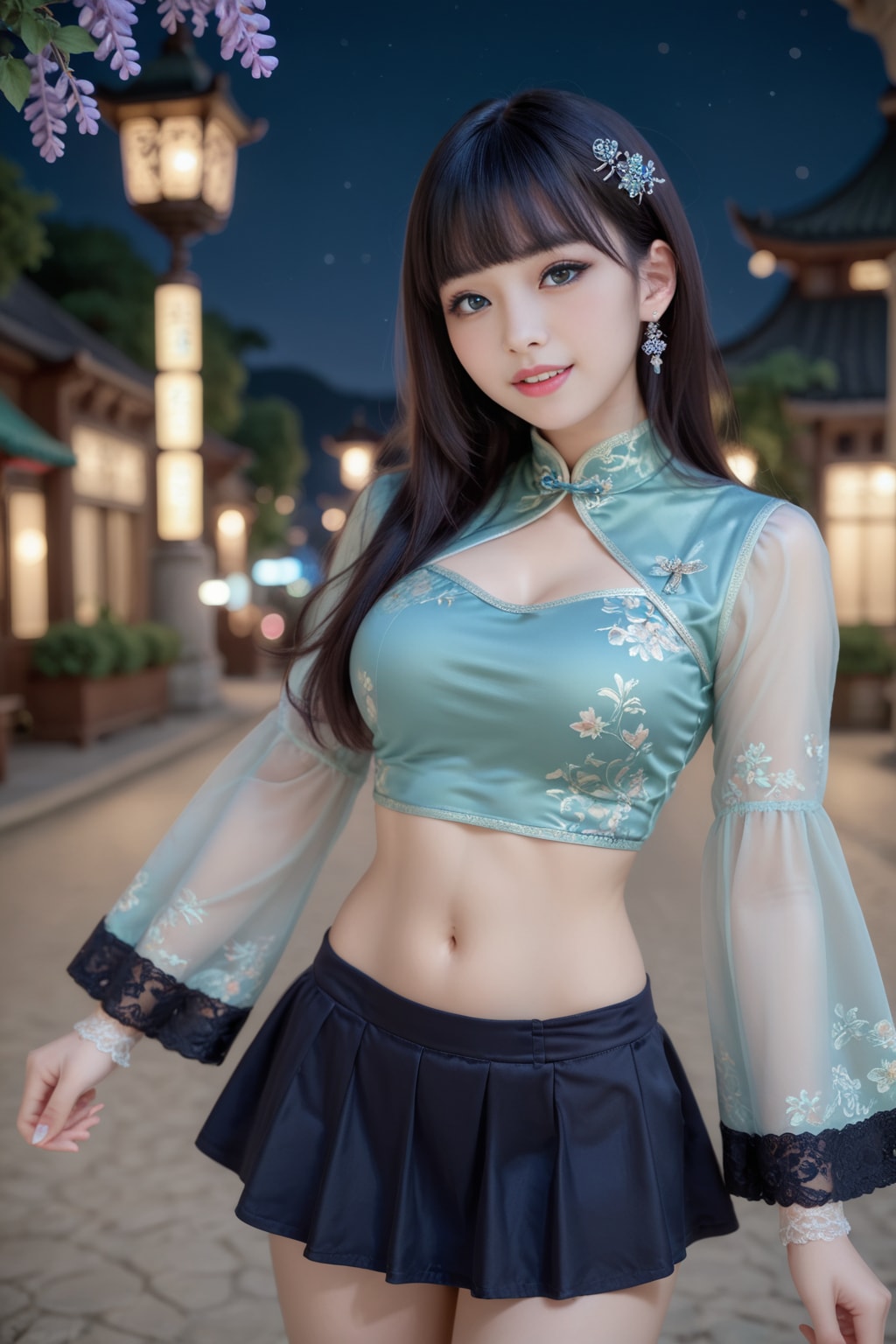 チャイナドレスの美女