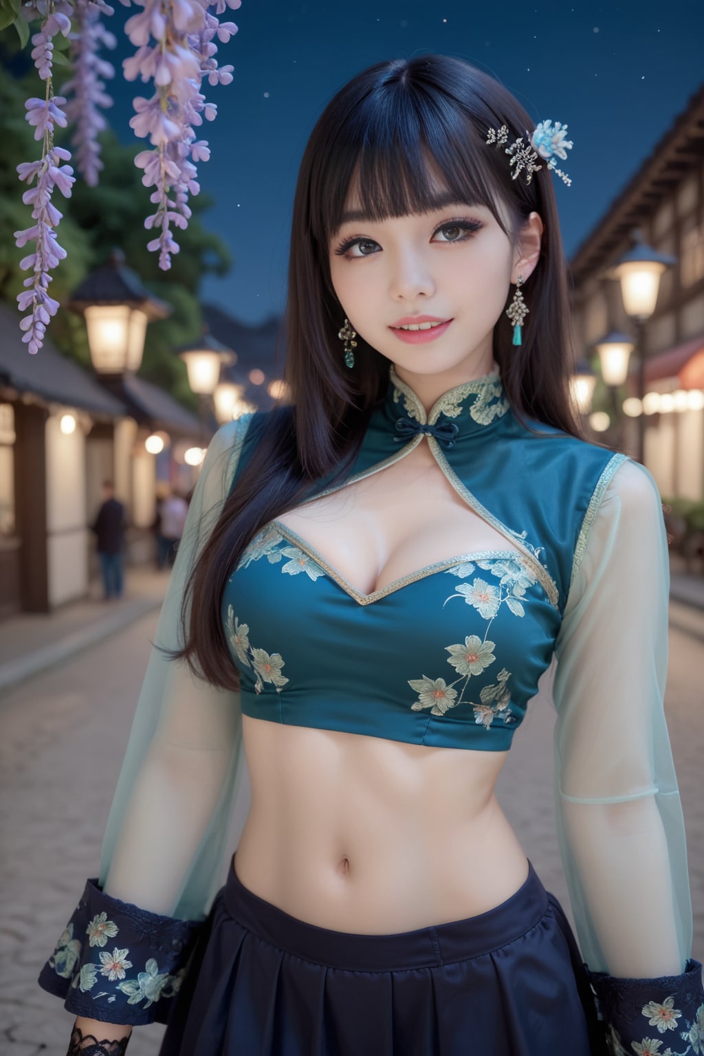 チャイナドレスの美女