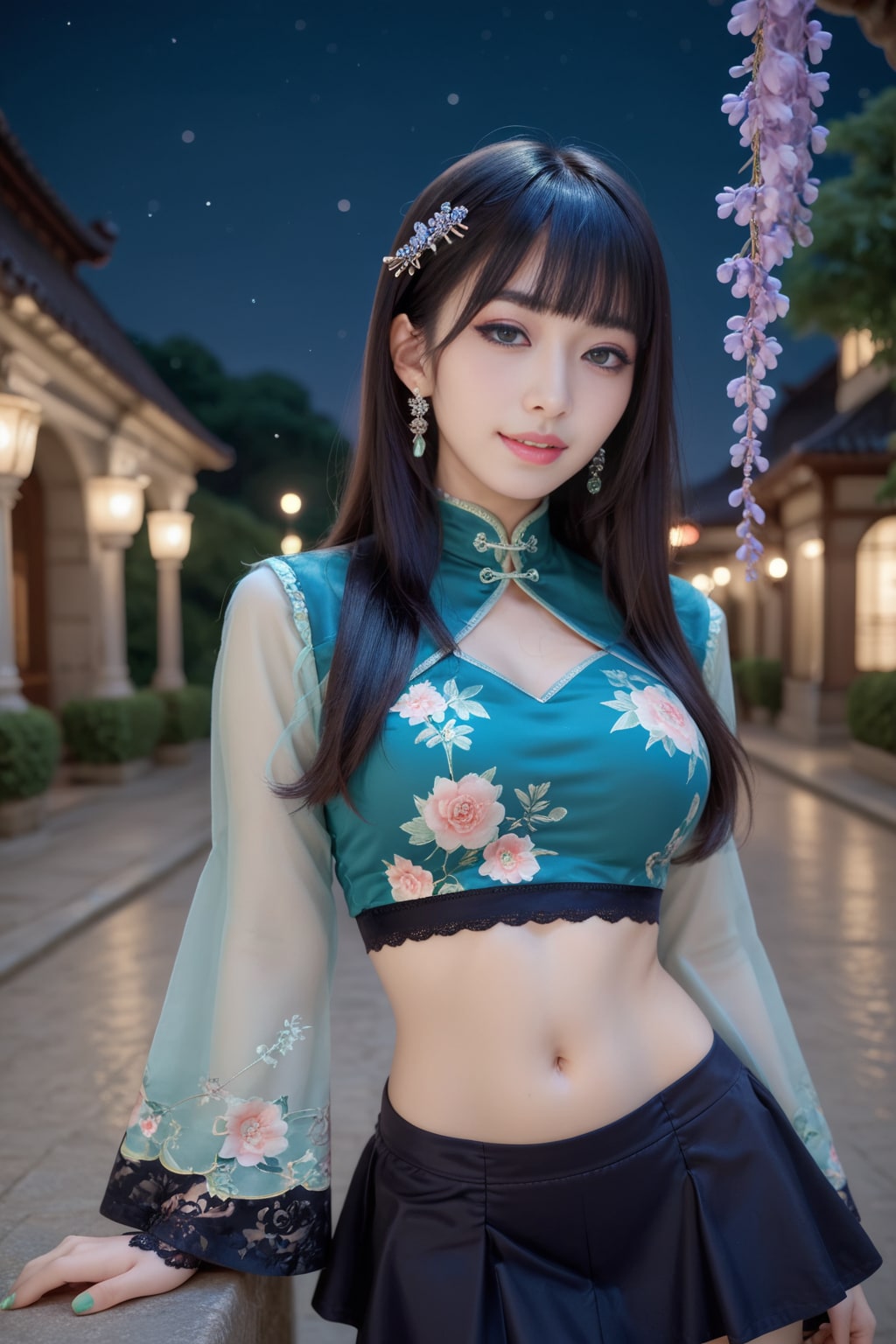 チャイナドレスの美女