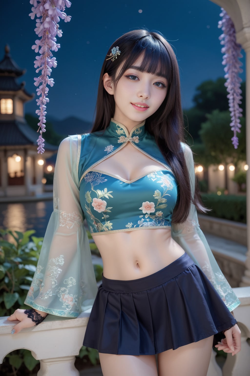 チャイナドレスの美女
