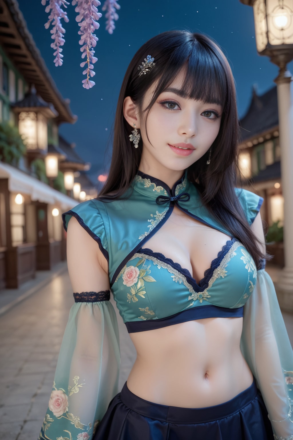 チャイナドレスの美女